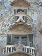 La Casa Batlló d'Antoni Gaudí.