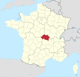 Allier – Localizzazione
