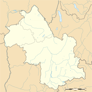 圣布朗迪娜在伊泽尔省的位置