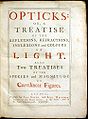 Opticks by Newton (1704)