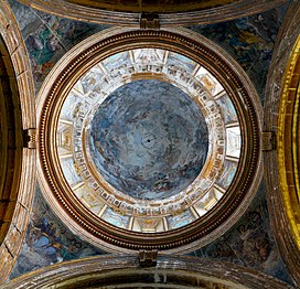Cupola di Paolo De Matteis a Santa Caterina a Formiello (Napoli)