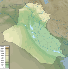 Nimrud’un Irak'taki konumu