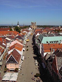 Maximilianstraße i Speyer.