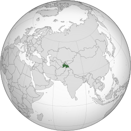 Tagikistan - Localizzazione
