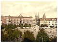 Königsplatz um 1900, Photochrom