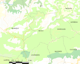Buoux - Localizazion