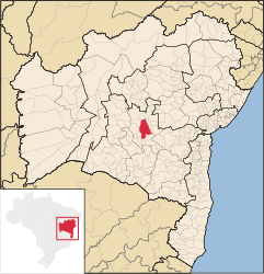 Mucugê – Mappa