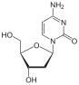 Kemia strukturo de deoksocitidino