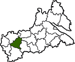 Raion location in Cherkasy Oblast