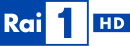 Logo di Rai 1 HD utilizzato dal 25 ottobre 2013 al 12 settembre 2016