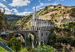 Santuario de Las Lajas en Ipiales, departamento de Nariño