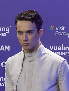 Mélovin dalam Kontes Lagu Eurovision 2018.