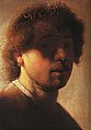 Автопортрет юного Рембрандта.
