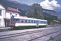 主機が変更となったALn668.1700（ALn668.1712号機）、マッレス・ヴェノスタ/マールス駅、1986年