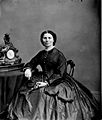 Clara Barton circa 1865 by Mathew Brady, Washington, D.C. Most famous and widely circulated photograph of Clara Barton.