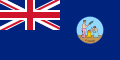 Vlajka Sv. Vincence a Grenadin (1877–1907) Poměr stran: 1:2