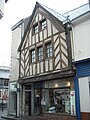 Half-timbered house.