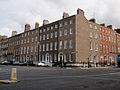 Merrion Square plazako etxeak.