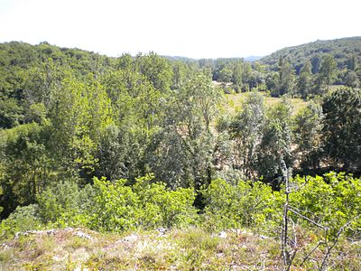 Blick vom Roc Plat ins untere Bouloutal