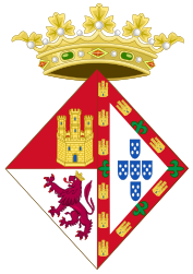 Coat of arms as queen dowager