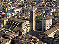 Il Duomo e il battistero di Parma