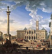 S. Maria Maggiore, peinture de 1744 par Giovanni Pannini