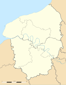 Vandrimare trên bản đồ Upper Normandy