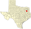 Localização do Condado de Smith (Texas)
