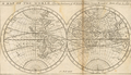 A map of the world, shewing the course of Mr. Dampiers voyage round it: from 1679, to 1691, London 1697