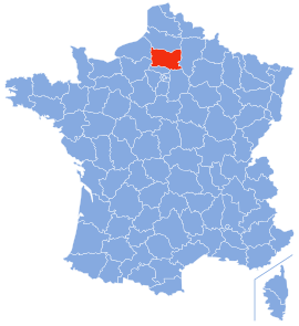 वाझचे फ्रान्स देशाच्या नकाशातील स्थान