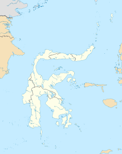 Adam Air Flight 574 is located in Sulawesi