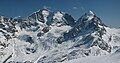 Il ghiacciaio della Tschierva visto dal Piz Corvatsch