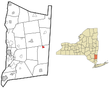 Location of Dover Plains, New York