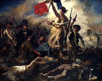 ‚Die Freiheit führt das Volk‘ von Eugène Delacroix (1830)