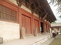 Salle de bois construite en 857, localisée dans le temple bouddhiste de Foguang du Mont Wutai (Shanxi).