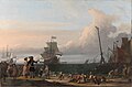 Nederlandse schepen op de rede van Texel (centraal de Gouden Leeuw van Cornelis Tromp), door Ludolf Bakhuizen (Rijksmuseum)