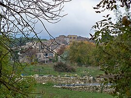 The village of Céreste-en-Luberon