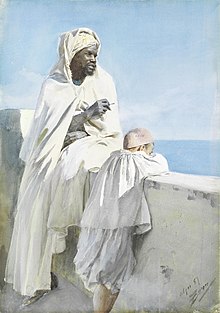Anders Zorn, Uomo e ragazzo ad Algeri, 1887
