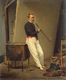 Horace Vernet, autoportrét (1835)