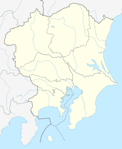 Mito trên bản đồ Kantō