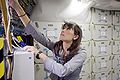 Naoko Yamazaki in the Shuttle Mission Simulator