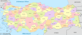 Türkiye'nin İlleri Provinces of Turkey Provinces de la Turquie Provinzen der Türkei Provincias de Turquía Províncias da Turquia محافظات تركيا