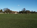 View of the southern inner ring, pyramid marks the position of the 'obelisk' stone.