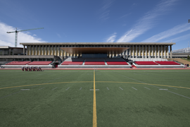 Grandstand at Terry Fox Field at Simon Fraser University.png