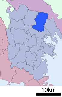 港北区位置図