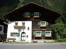 Casa típica de Montafon