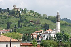 Skyline of Sotto il Monte Giovanni XXIII