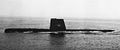 USS Razorback (SS-394) in the Pacific Ocean circa 1964