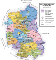 Plan województwa lubelskiego