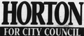 Shirley Horton city council campaign logo